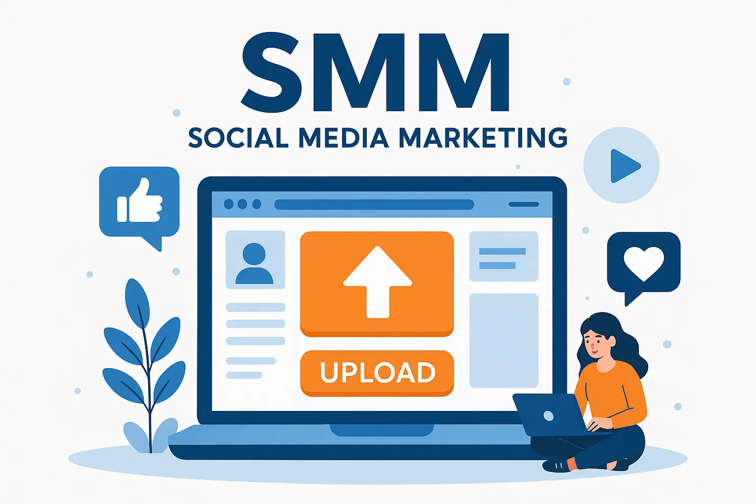 a monitor,a lady with laptop